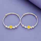 Sunshine Smiley 925 Silver Kid Bangles