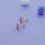 Violet Butterfly 925 Sterling Silver Kids Stud (3+ Yrs)