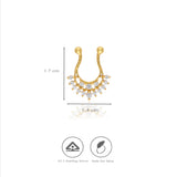 Royal Bloom 925 Silver Nosepin Septum