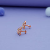 Butterfly Bliss 925 Sterling Silver Kids Stud Earrings (3+ Yrs)