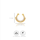 Crown Aura 925 Silver Septum Earring