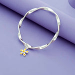 Sunshine Bloom 925 Silver Kid Bangle