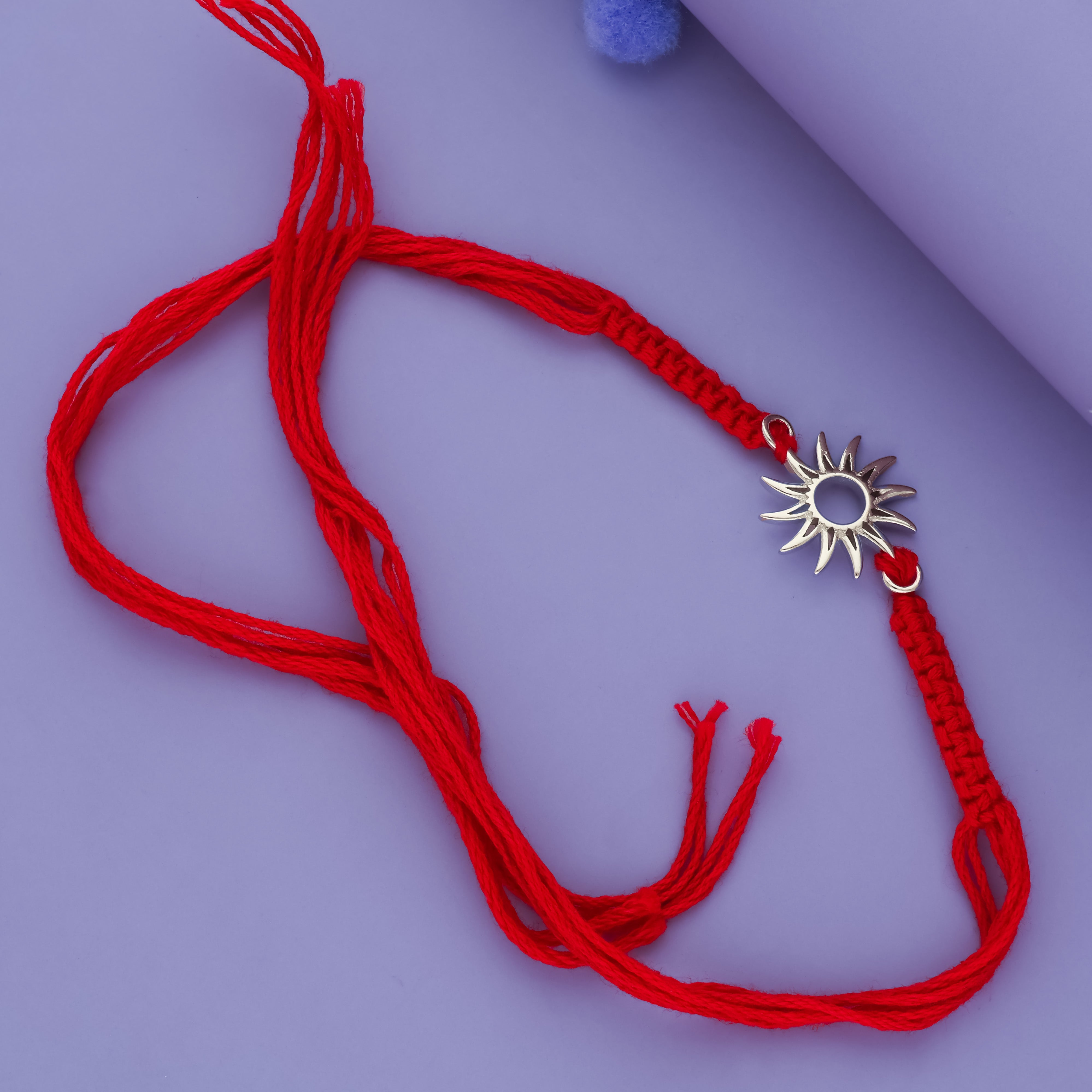 Surya Chakra 925 Sterling Silver Rakhi