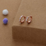 Sparkle Band 925 Silver Kid Hoop Earring(3+ Yrs)