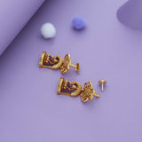 Suvarna Pushpa Traditional 925 Gold Polish Silver Earring