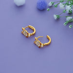White Kittu 925 Silver Kid Earring (3+ Yrs)