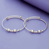 Moon Drop 925 Sterling Silver Bangles
