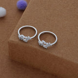 Crone Blossom 925 Silver Toering