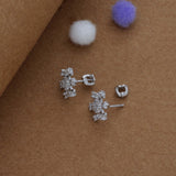 Sowbhagya Flower 925 Silver Women Stud Earring