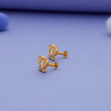 Cute Elephant Bow 925 Silver Kids Stud (3+ Yrs)