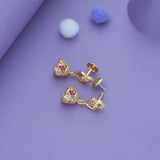 Mayurika Gold Polish 925 Silver Traditional Kid Earring
