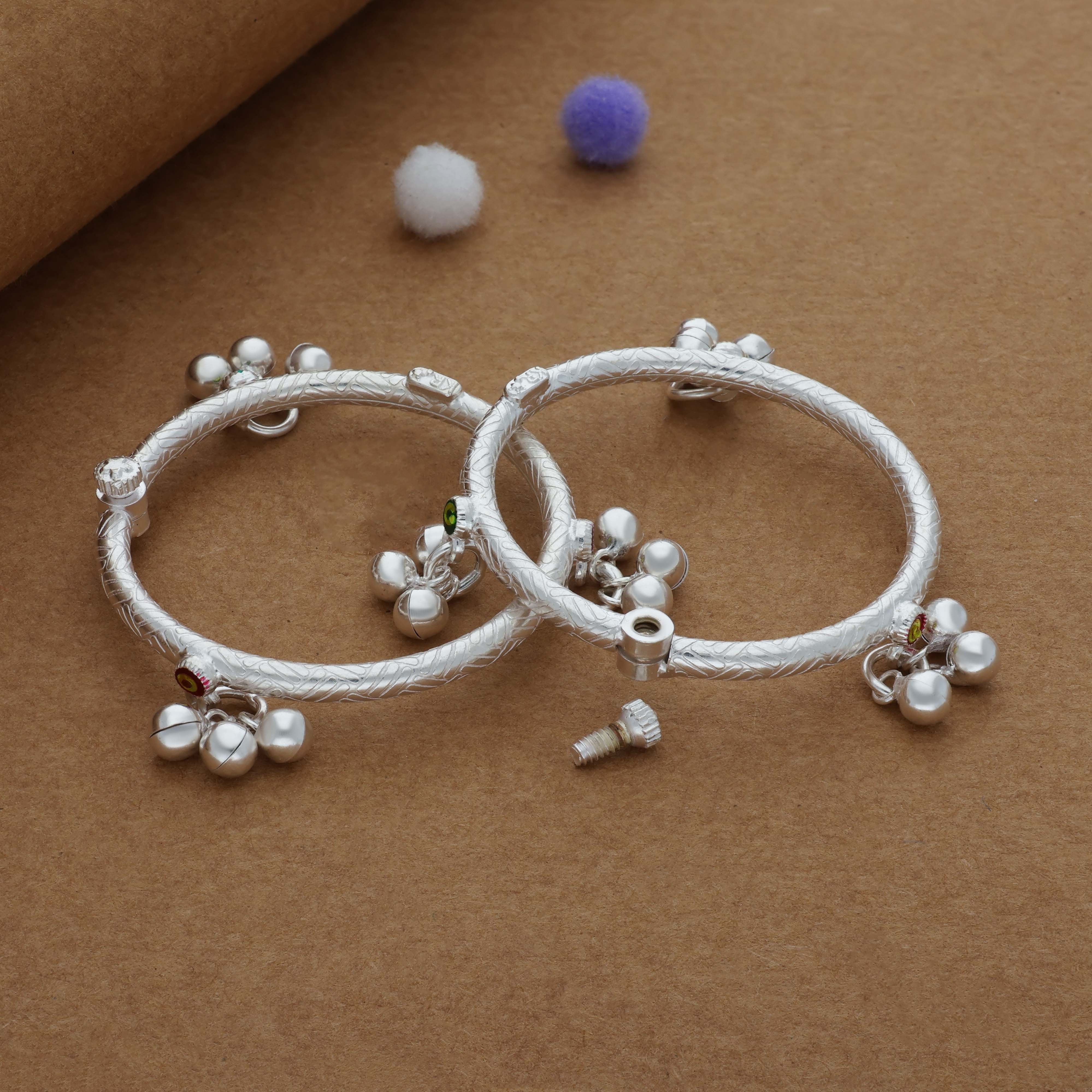 Madhur Jingle 925 Silver Kid Anklet(1-2Yrs)