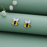 Honey Bee 925 Silver Stud for Kids & Teen(5+ Yrs)