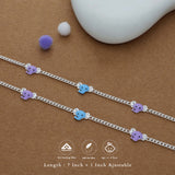 Adorable Elephant Charm 925 Silver Kid Anklet (4-6 Yrs)