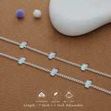 Cute Drink Cup Charm 925 Silver Kid Anklet (4-6 Yrs)