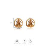 Dhanalakshmi Antique Look Gold Polish 925 Silver Kid Earring