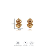 Divini Mahalakshmi Gold Polish 925 Silver Kid Earring