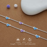 Elephant Charm 925 Silver Kid Anklet (4-6 Yrs)