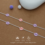 Magical Wings 925 Silver Kid Anklet (3-5 Yrs)