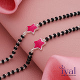 Pink Star Light Weight Silver Nazariya(6months - 1.5Years)
