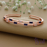 Adorable Rose Gold Polish Silver Kada