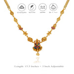Goddess Durga 925 Silver Temple Necklace