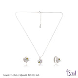 Cute Honey Bee 925 Silver Kids Chain Pendent Set(3+ Yrs)