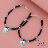 Blue Bear Nazariya Silver Anklet for baby(0 - 6months)