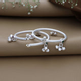 Warming Classic Silver Anklet for Babies(2 - 2.5Yrs)