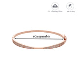 Twisted Rose Gold Polish 925 Silver Kada