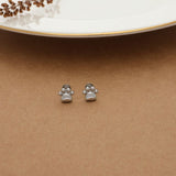 Tiger Paw Silver Stud for Women & Girls