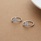 Lovely Floral Silver Adjustable Toe Ring