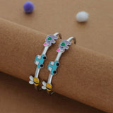 Little Jumbo Drive 925 Silver Kids Bangles (0-5 Yrs)