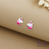 Cute Unicorn Silver Stud for Kids(6+ Yrs)