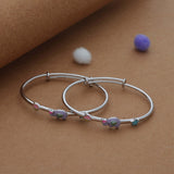 EleGo Star 925 Silver Kids Bangles (0–5 Yrs)