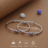 EleGo Star 925 Silver Kids Bangles (0–5 Yrs)