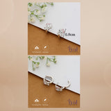 Cute Kitty 925 Silver Hoop Earring for Kids(3+Years)