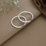 Sweet Classic Silver Anklet for Babies(3 - 6months)