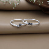 Cherish Classic Silver Anklet for Babies(3 - 6months)