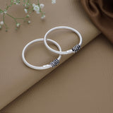 Cherish Classic Silver Anklet for Babies(3 - 6months)