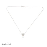 Cute White Puppy 925 Silver Kids Chain Pendent(5+ Yrs)