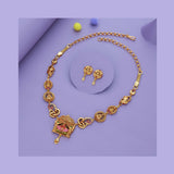 Kamala Aradhana Traditional 925 Silver Necklace Set