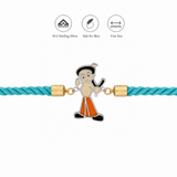 Chhota Bheem 925 Sterling Silver Children Rakhi