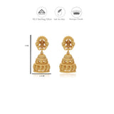 Swarna Sannidhi 925 Gold Polish Traditional Jhumka