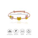 925 Sterling Silver Playful Animal Bangles for Children