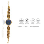 Lakshmi Traditional Gold-Tone 925 Silver Antique Watch