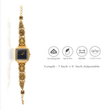 Premium Antique Gold Plated 925 Silver Wristwatch