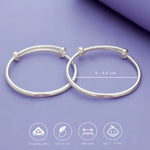 Divine Om 925 Sterling Silver Kid Bangles (0-5 Yrs)