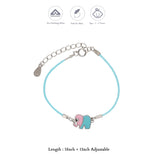 Chubby Elephant 925 Thread Silver Bracelet(1-5Yrs)