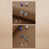 Classic Bliss 925 Silver J Type Earring